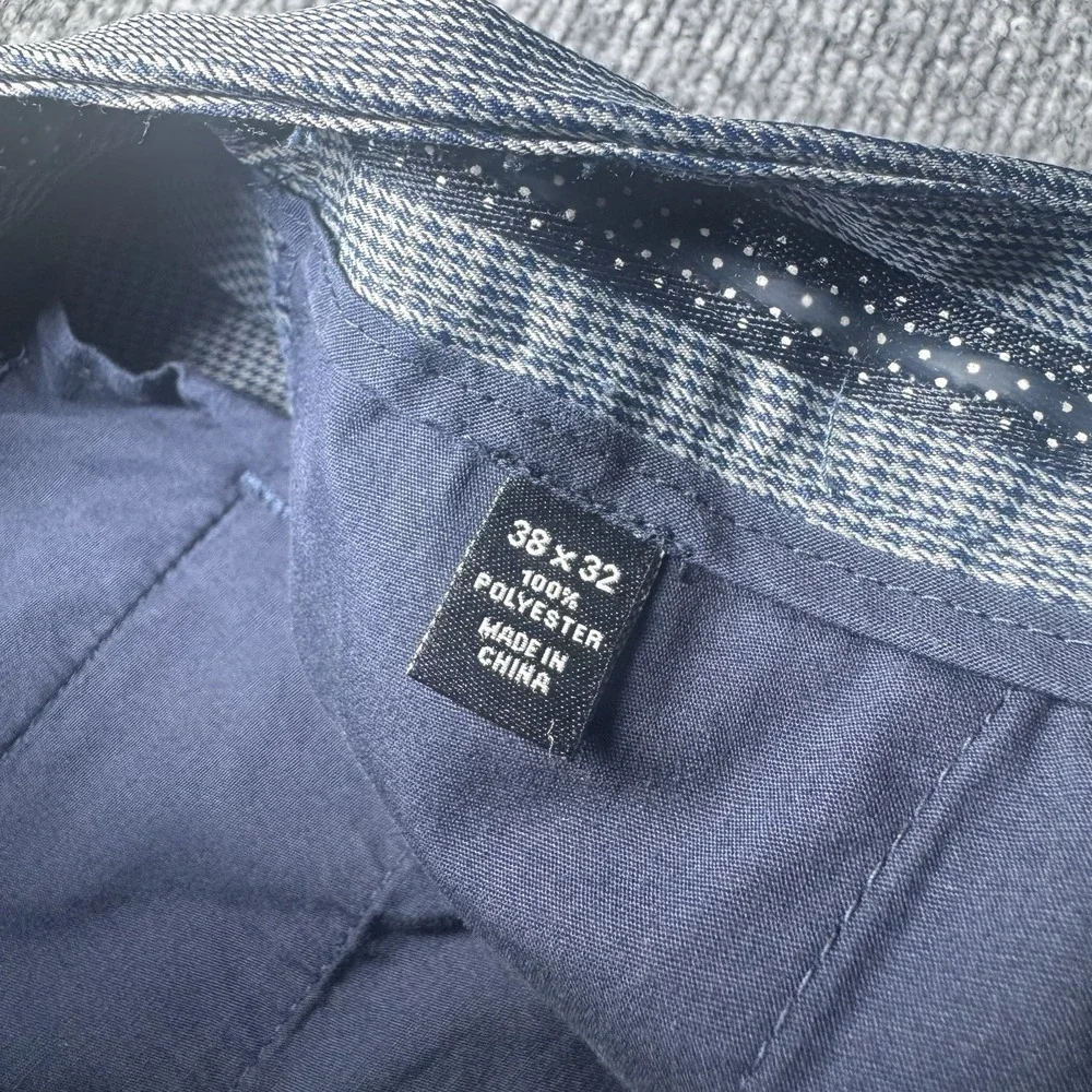 Bonobos Maide Golf Pants Men 38x31.5 Houndstooth Performance Chino Slim Straight